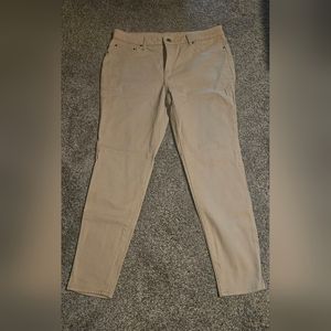 Faded Glory Khaki Colored Denim